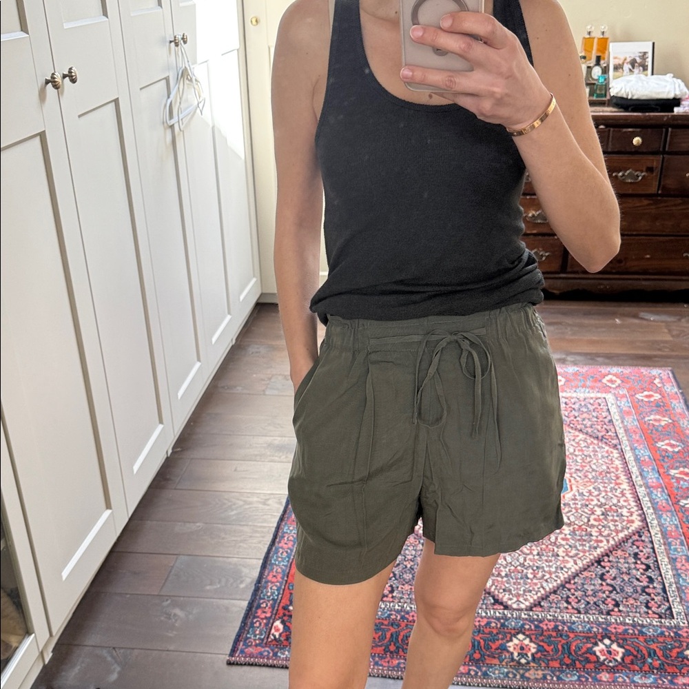 Women's Olive Green Shorts